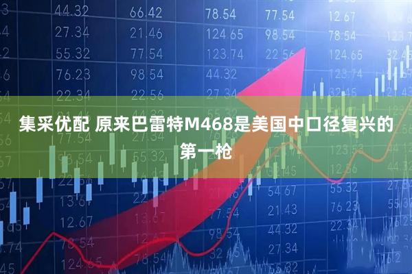 集采优配 原来巴雷特M468是美国中口径复兴的第一枪