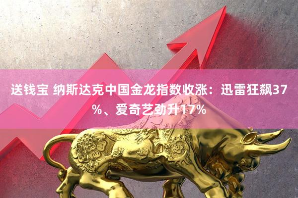 送钱宝 纳斯达克中国金龙指数收涨：迅雷狂飙37%、爱奇艺劲升17%